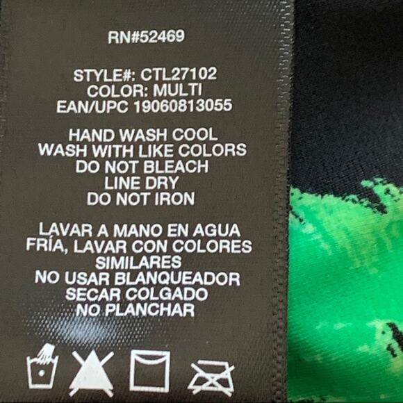 Catalina Swimsuit Floral Garden Multicolor Halter One Piece Swimsuit Medium - Picture 8 of 13